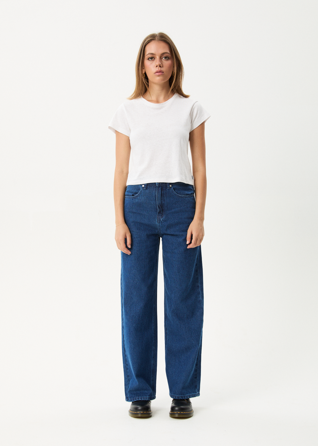 Afends Bella – Vida jeans med baggy passform i denim