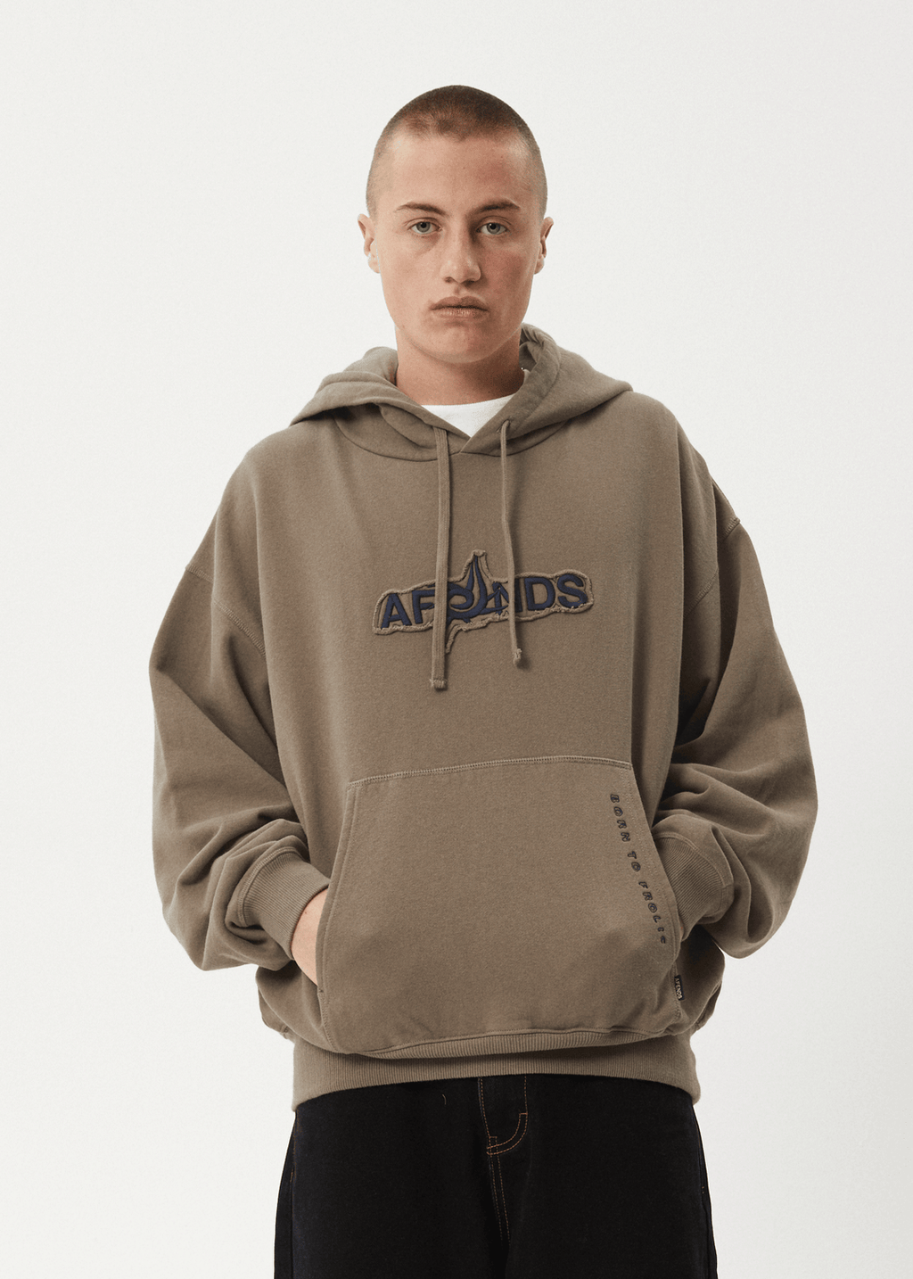 Afends Antic- Boxy Hoodie