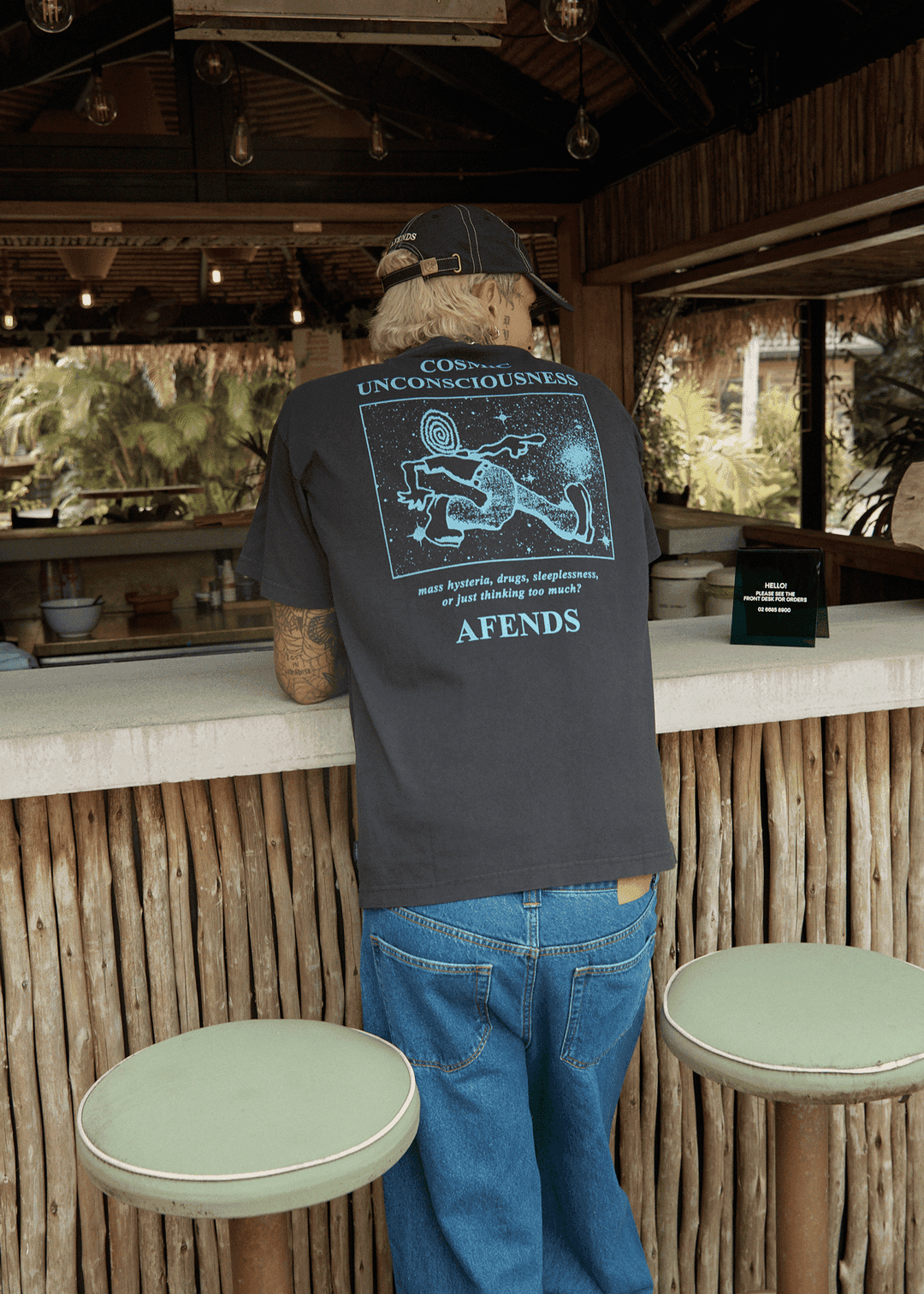 T-shirt ample épais AFENDS Cosmic Con