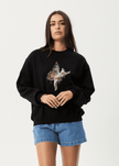 AFENDS Pixie genanvendt sweatshirt med rund hals