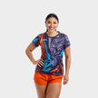 Aixo Chrome Womens Top Graphite