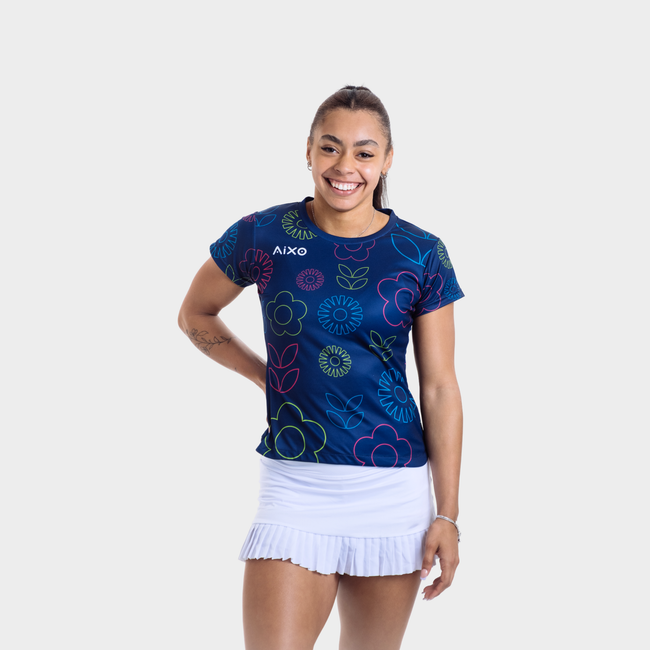 Aixo Spring Womens Top Navy