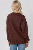 Brown Weekend Cotton Sweatshirt