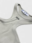 Basic Lux Rib Rowing Top Light Grey