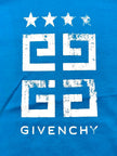 Givenchy 4G Emblem Slim Fit T Shirt Mineral Blue