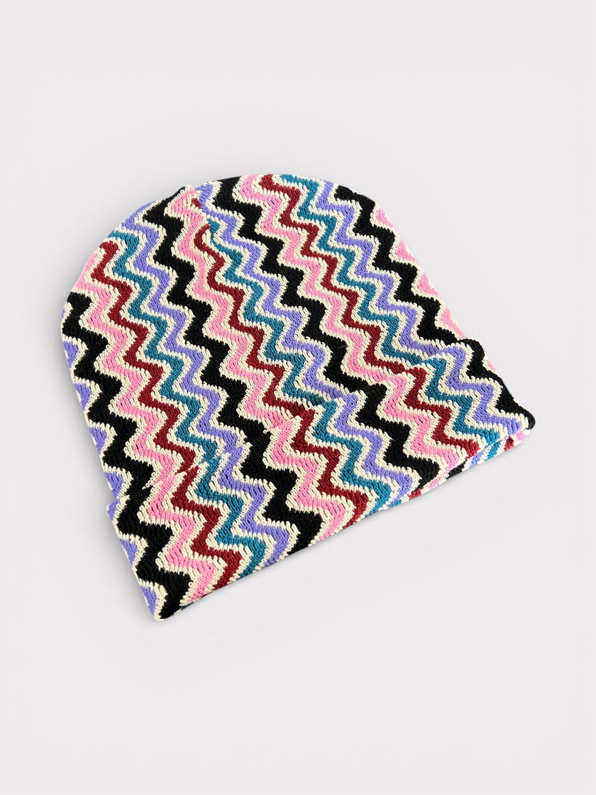 Missoni Zigzag Beanie Pink Multi