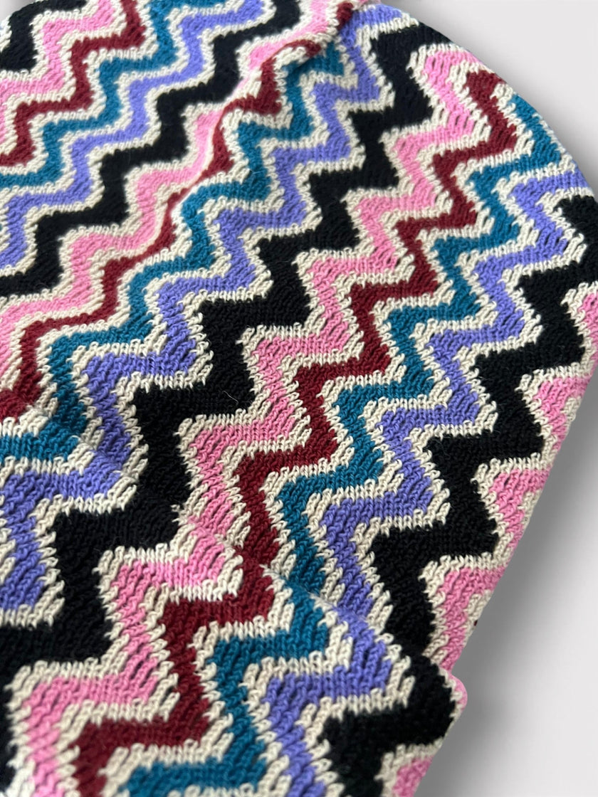 Missoni Zigzag Beanie Pink Multi