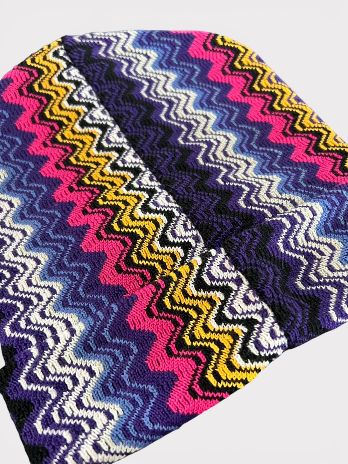 Missoni Zigzag Beanie Multi Purple