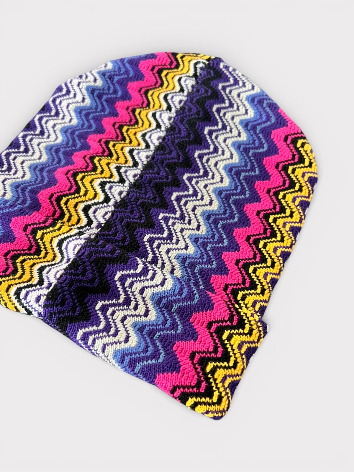 Missoni Zigzag Beanie Multi Purple