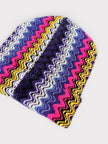Missoni Zigzag Beanie Multi Purple