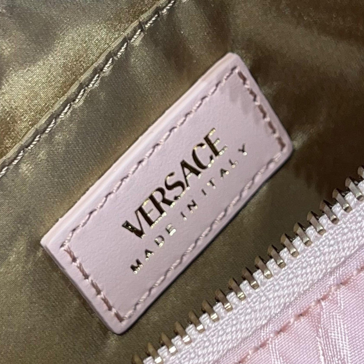 Hobo Medusa Logo Floral Shoulder Bag Pink