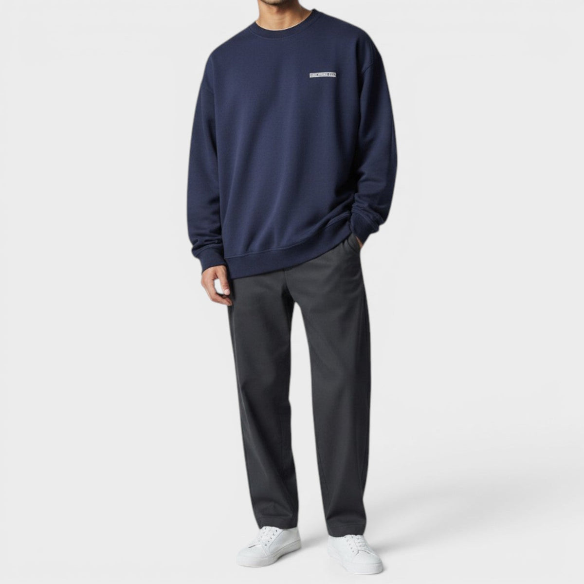 Classic Logo Hanger Sweatshirt Navy