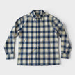 Marley Flannel Plaid Cotton Shirt Blue Multi