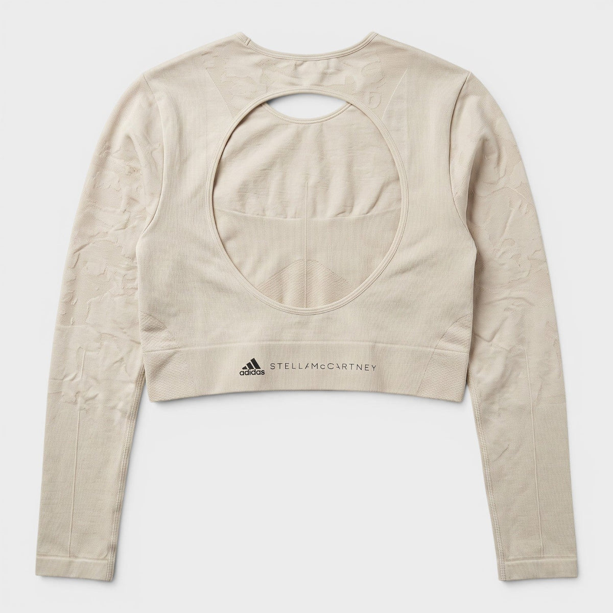 Adidas Truestrength Seamless Long Sleeve Yoga Top Beige