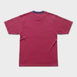 Classic Striped Logo T-Shirt Dark Red Navy