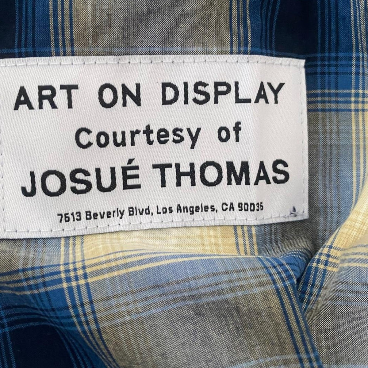 Marley Flannel Plaid Cotton Shirt Blue Multi
