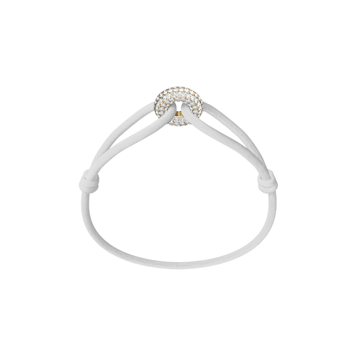 Golden Soho Pavé Cord Bracelet