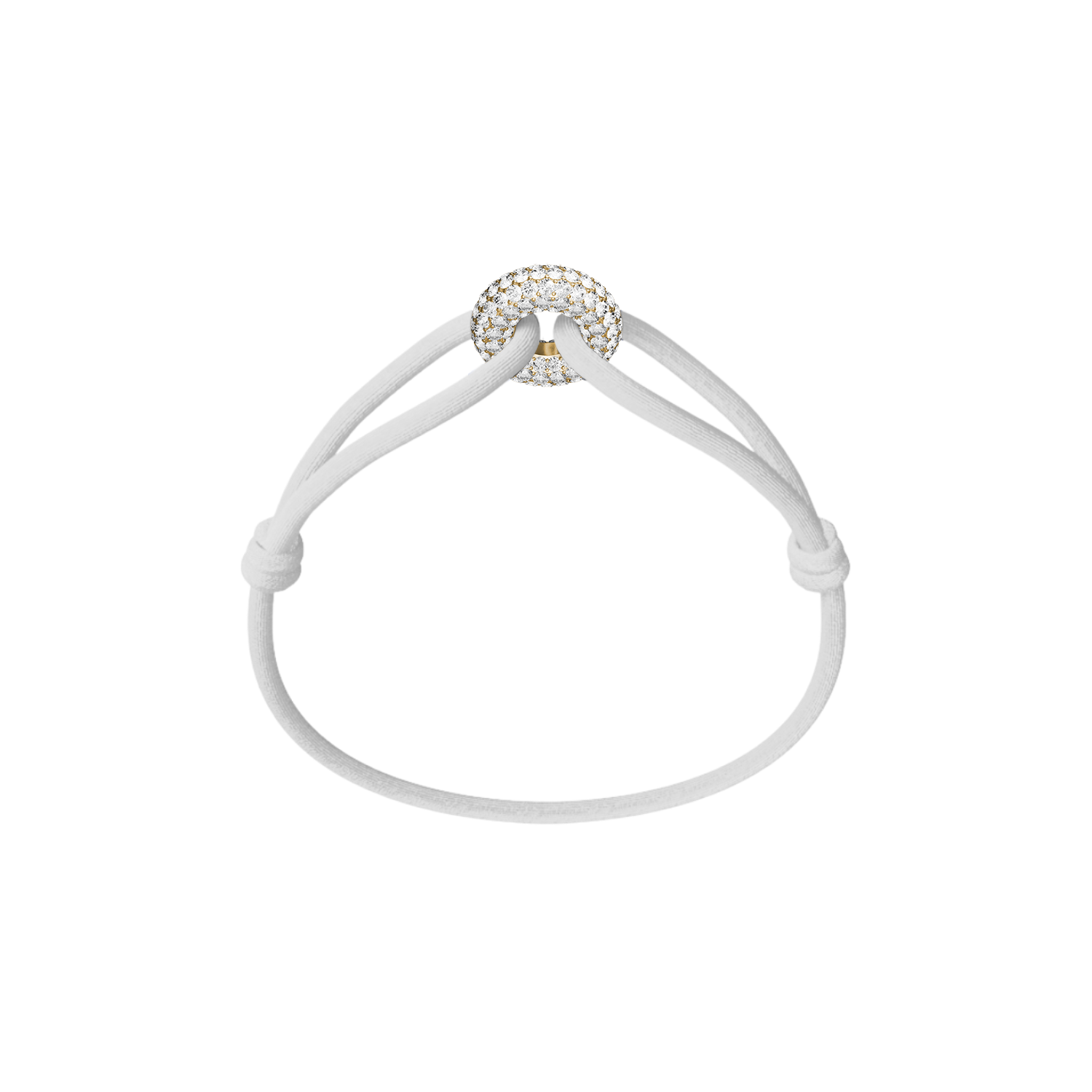Golden Soho Pavé Cord Bracelet