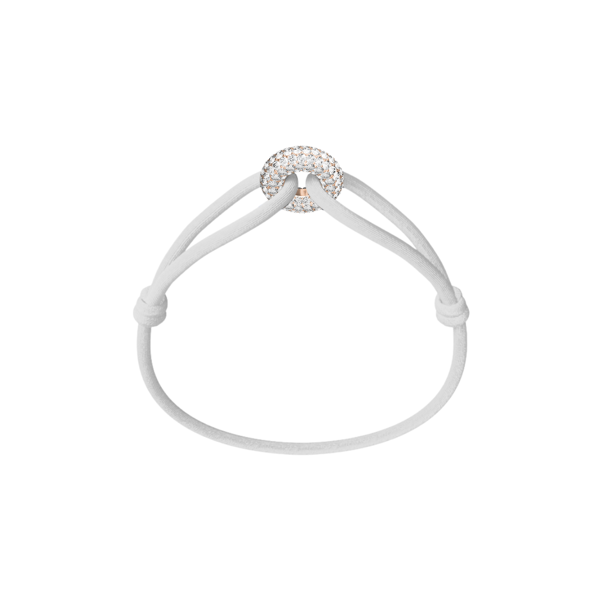 Rose Soho Pavé Cord Bracelet