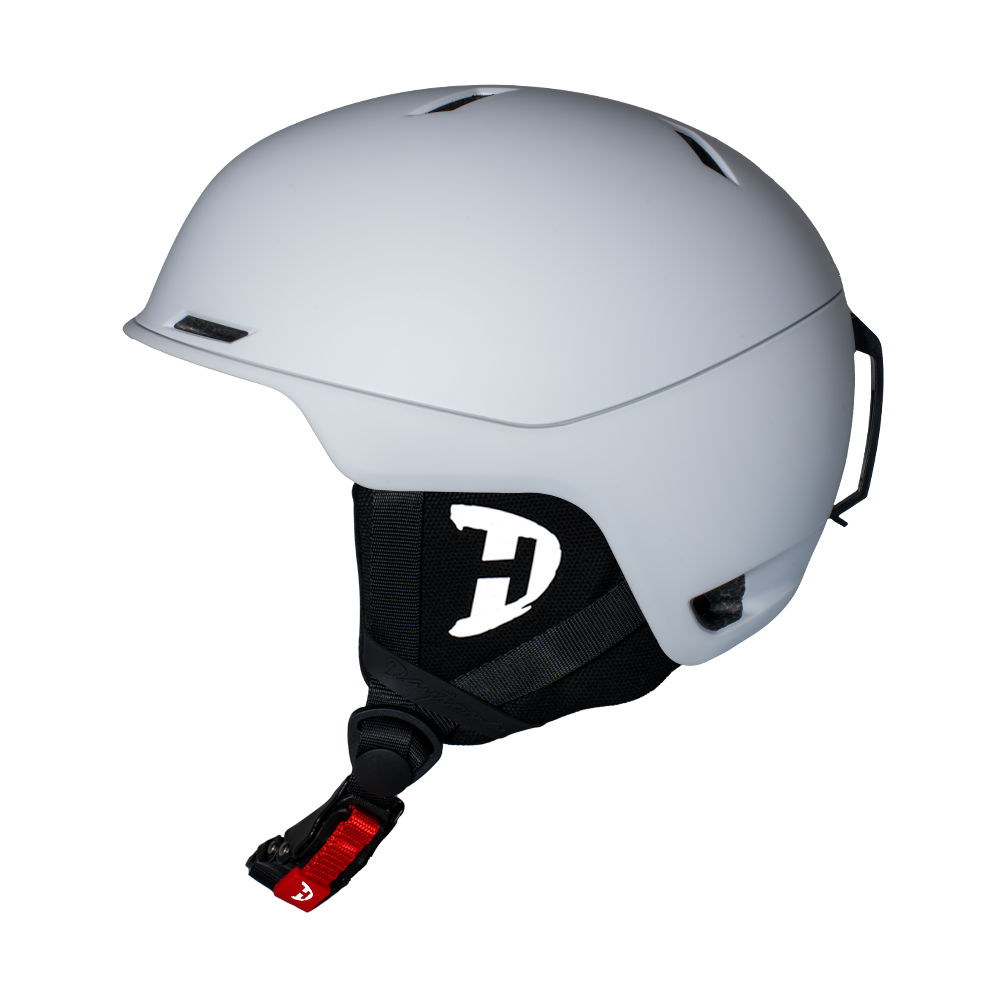 Daytona Steeze Snowboard Helmet - Adjustable Helmet for Men, Women & Youth - Dull Chalk White Finish