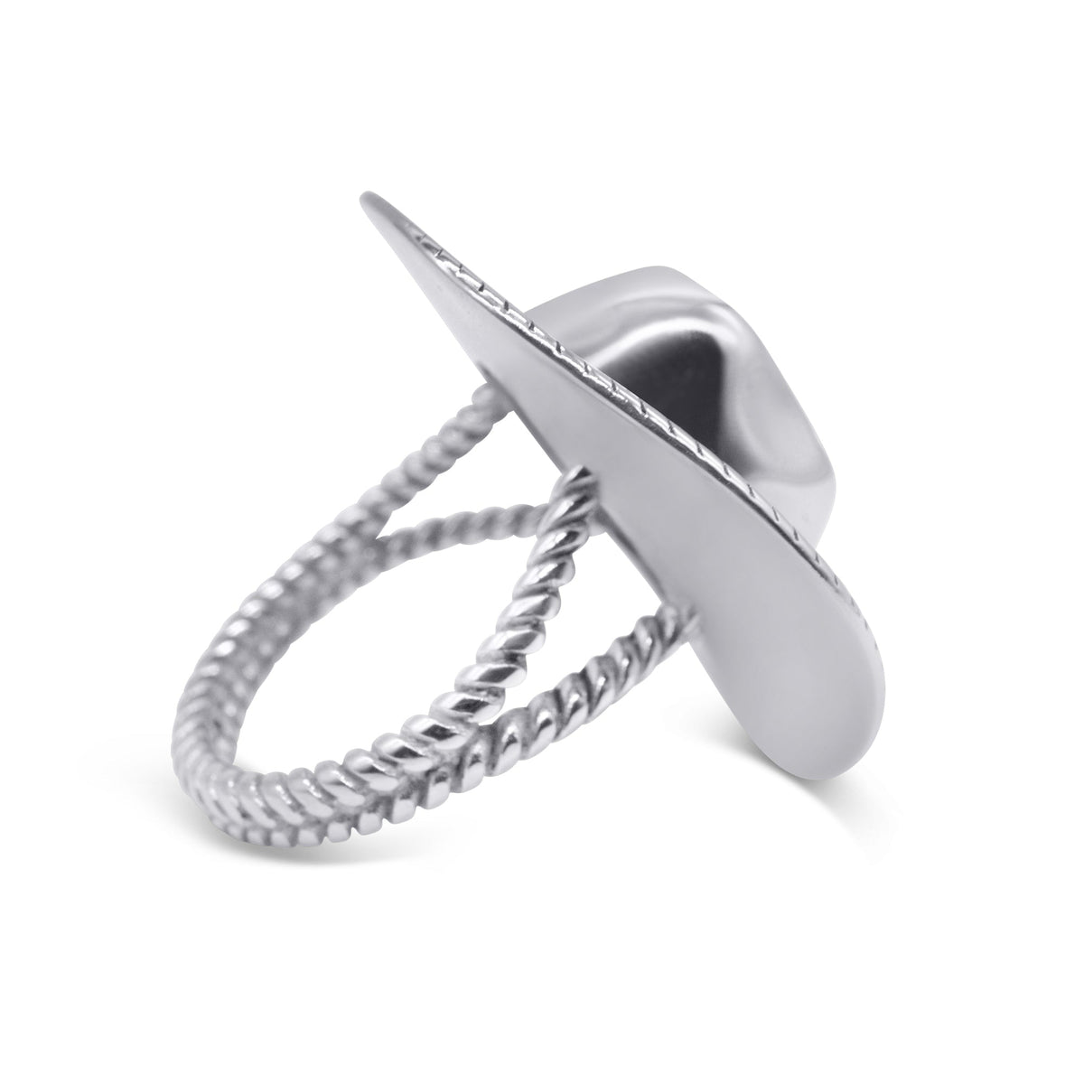 Anillo de sombrero de vaquero de rodeo