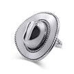 Anillo de sombrero de vaquero de rodeo