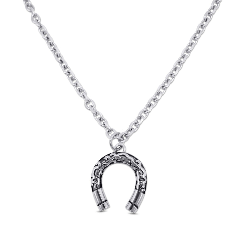 Collier fer à cheval porte-bonheur