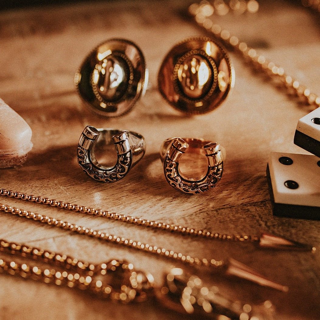 Lucky Charm Horseshoe Ring