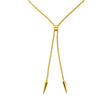 Outlaw Bolo Spike Necklace Gold