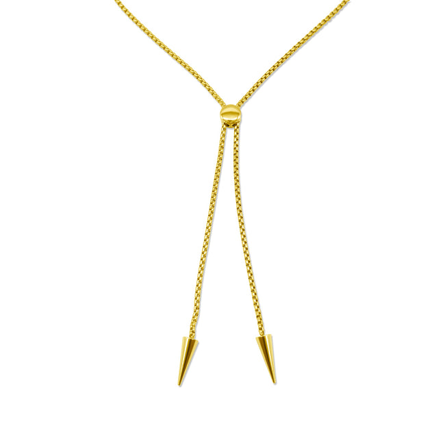 Outlaw Bolo Spike Halskette Gold