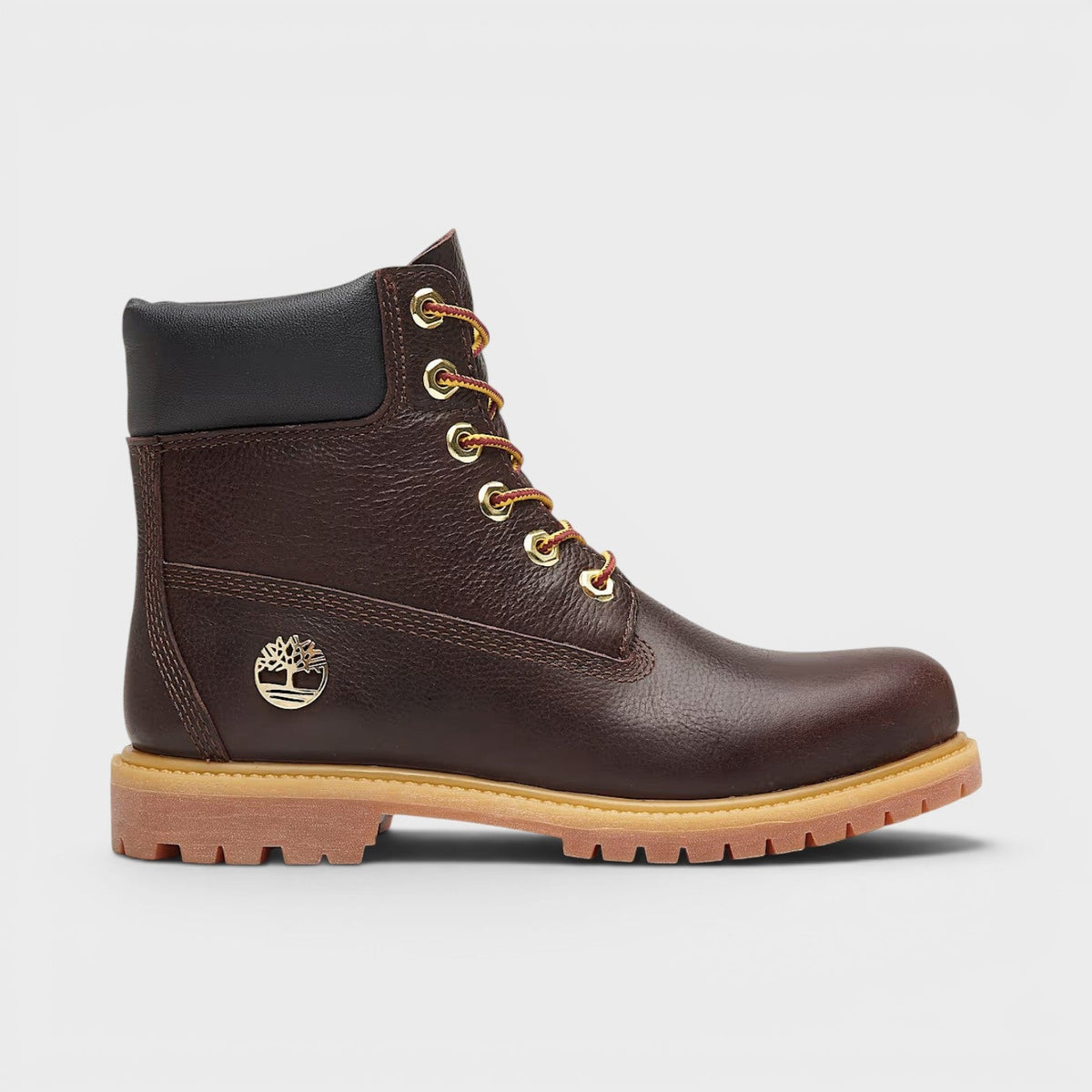 Premium 6 Inch Lace Waterproof Boots Dark Brown