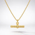 Wren T-Bar Necklace | 18k Gold Plated