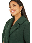 Yumi Green Teddy Bear Coat