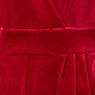 Yumi Red Jumpsuit With Angel Sleeves