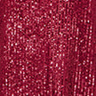 Yumi Burgundy Sequin Top With Sheer Sleeves And Cut Out Back
