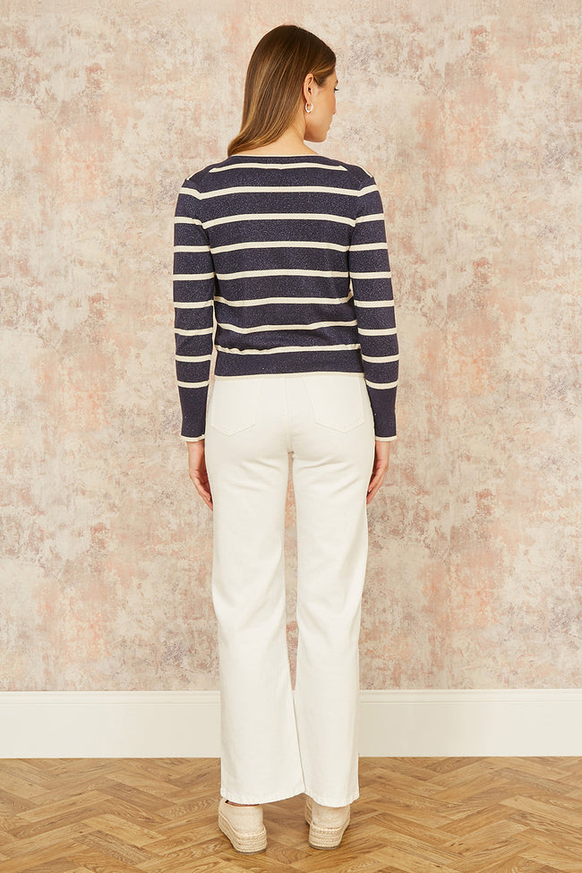 Yumi White Wide Leg High Waist Jeans