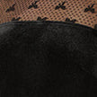 Yumi Black Velvet Skater Dress With Mesh Bow Sleeves
