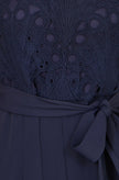 Yumi Navy Lace Sleeveless Jumpsuit