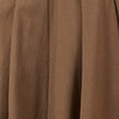 Yumi Brown Pleated Midi Skirt With Matching Belt