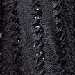 Yumi Black Hanging Sequin Tunic With Balloon Sleeves