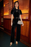 Yumi Gold Rhinestone Clutch Bag