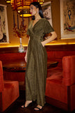 Yumi Gold Sparkle Stretch Jumpsuit