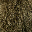 Yumi Green Luxe Long Hair Fur Coat
