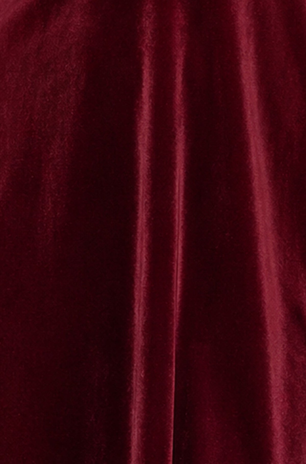 Robe patineuse en velours bordeaux Yumi avec nœud à strass