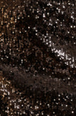 Yumi Black Sequin Mini Skirt