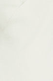 Yumi Ivory Metallic Thread Rib Wrap Knitted Top