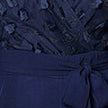 Yumi Navy Flower Applique Jumpsuit