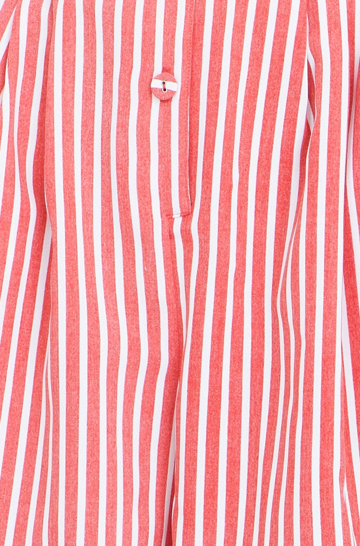 Yumi Red Stripe Retro Playsuit