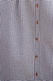 Yumi Black Gingham Relaxed Shirt Dress With Matching Belt