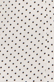 Yumi White Spot Print Wrap Tea Dress
